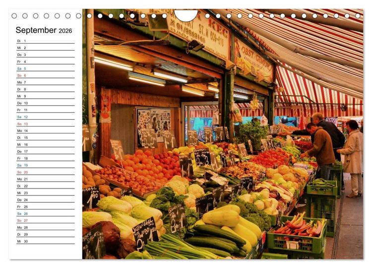 Produktbild: Wien - Haupstadt mit Charme (Wandkalender 2026 DIN A4 quer), CALVENDO Monatskalender