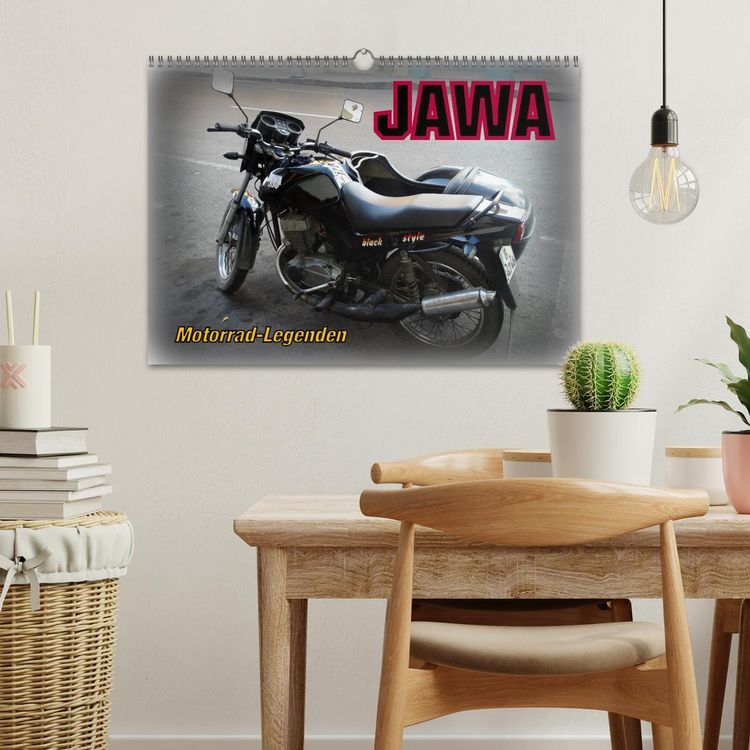 Produktbild: Motorrad-Legenden: JAWA (Wandkalender 2026 DIN A3 quer), CALVENDO Monatskalender