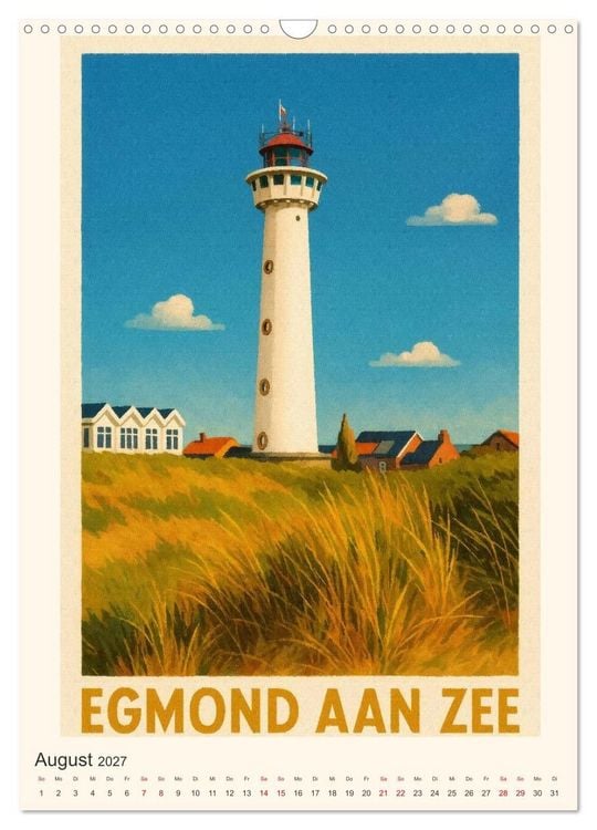 Produktbild: Charmante Holland-Ansichten (Wandkalender 2027 DIN A3 hoch), CALVENDO Monatskalender