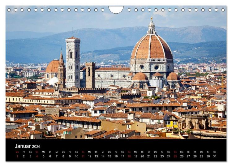Produktbild: Florenz (Wandkalender 2026 DIN A4 quer), CALVENDO Monatskalender