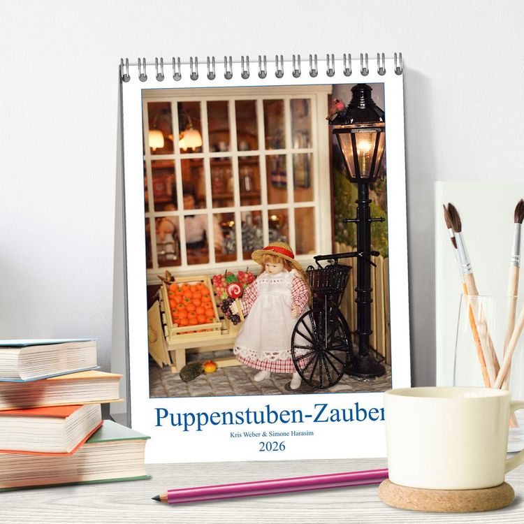 Produktbild: Puppenstuben-Zauber (Tischkalender 2026 DIN A5 hoch), CALVENDO Monatskalender