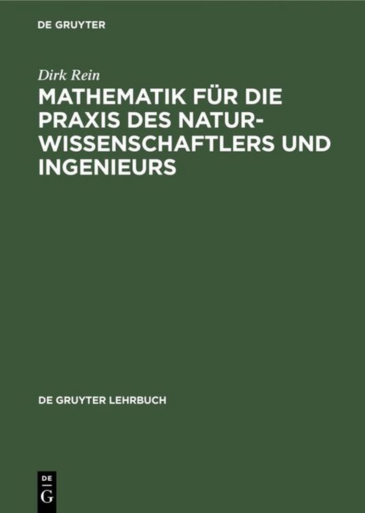 Produktbild: Mathematik f&uuml;r die Praxis des Naturwissenschaftlers und Ingenieurs