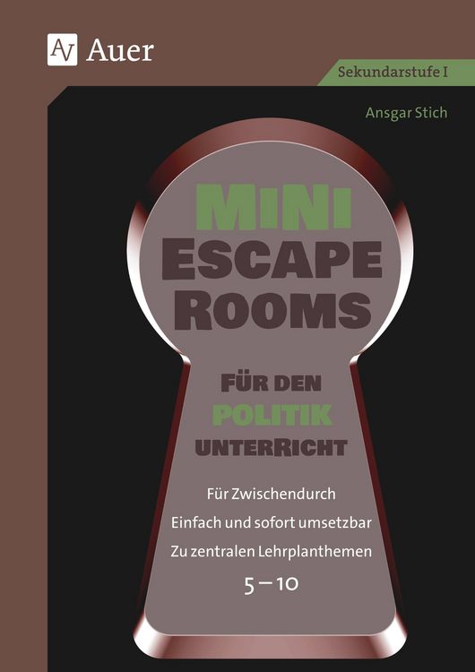 Produktbild: Mini-Escape Rooms f&uuml;r den Politikunterricht