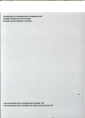 Produktbild: Les monuments d'art et d'histoire du canton de Vaud, tome VII