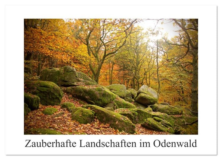 Produktbild: Zauberhafte Landschaften im Odenwald (Wandkalender 2026 DIN A3 quer), CALVENDO Monatskalender