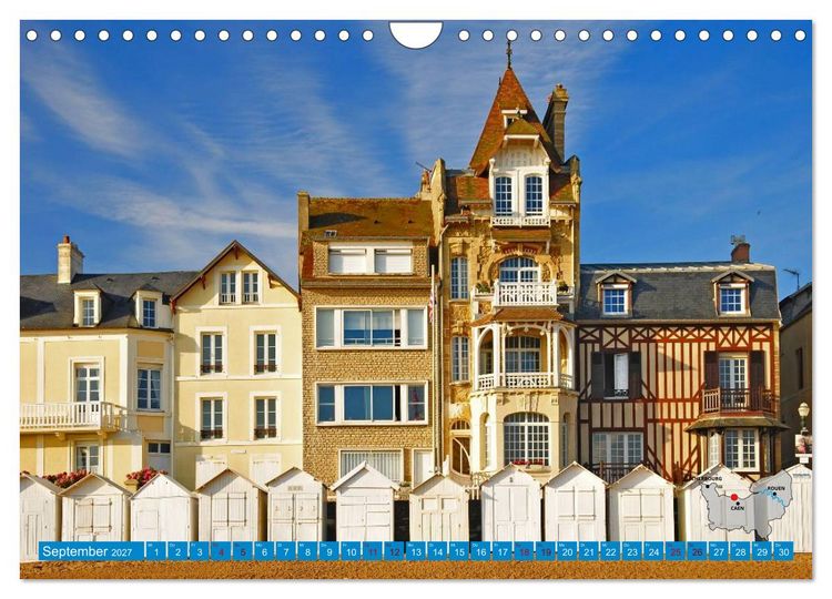 Produktbild: Die K&uuml;sten der Normandie vom Mont Saint-Michel bis &Eacute;tretat (Wandkalender 2027 DIN A4 quer), CALVENDO Monatskalender