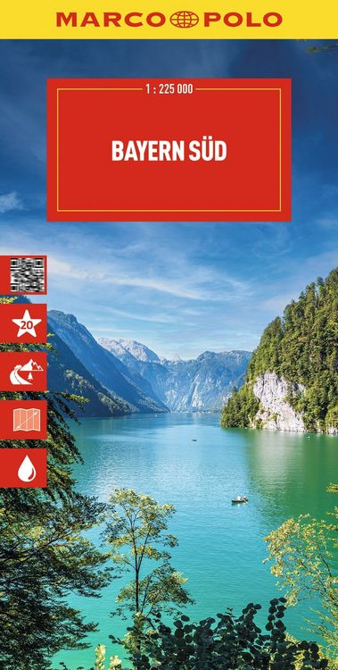 Produktbild: MARCO POLO Reisekarte Deutschland 13 Bayern S&uuml;d 1:225.000