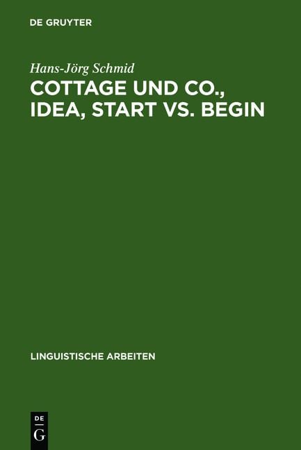 Produktbild: Cottage und Co., idea, start vs. begin