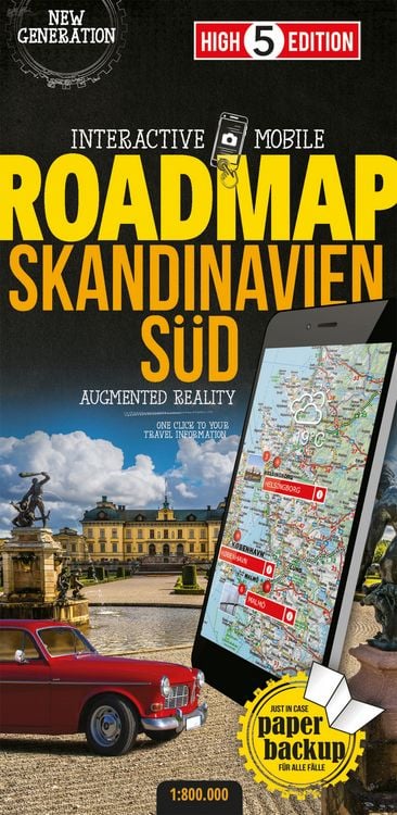 Produktbild: Stra&szlig;enkarte Skandinavien S&uuml;d