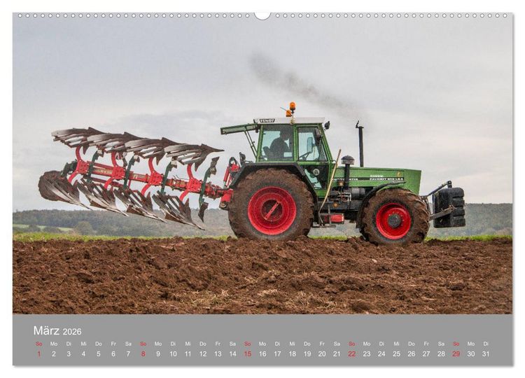 Produktbild: Landtechnik im Einsatz (Wandkalender 2026 DIN A2 quer), CALVENDO Monatskalender