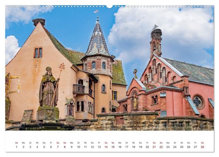 Produktbild: Eguisheim - M&auml;rchendorf im Elsass (Wandkalender 2026 DIN A2 quer), CALVENDO Monatskalender