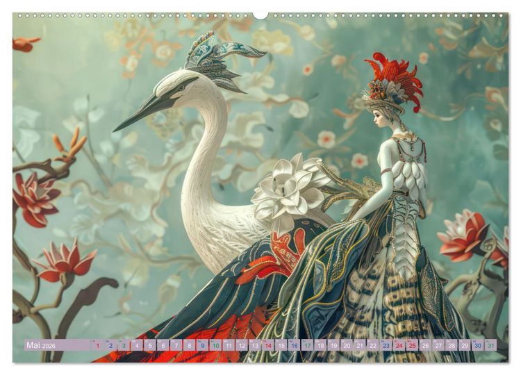 Produktbild: Art Deco - Im Stil von Art Deco (hochwertiger Premium Wandkalender 2026 DIN A2 quer), Kunstdruck in Hochglanz