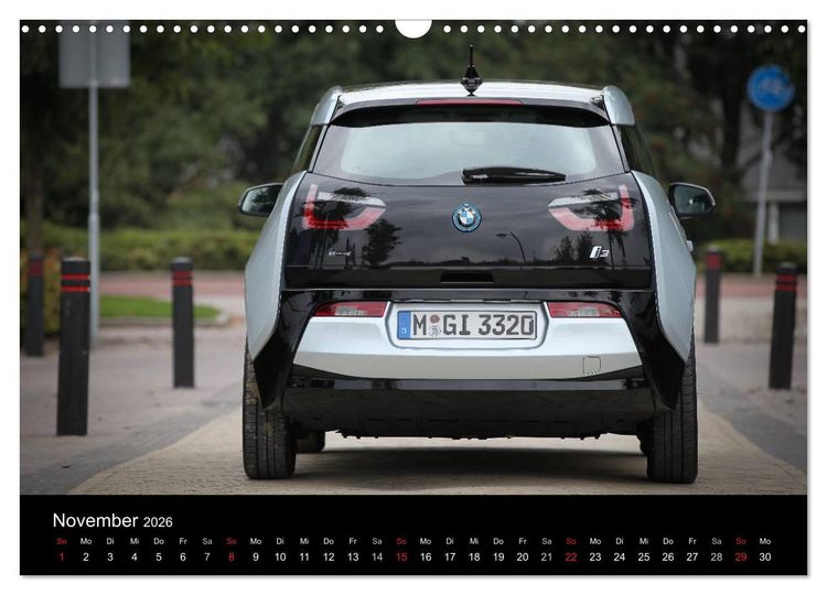 Produktbild: BMW i3 (Wandkalender 2026 DIN A3 quer), CALVENDO Monatskalender