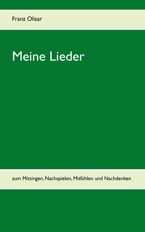 Produktbild: Meine Lieder