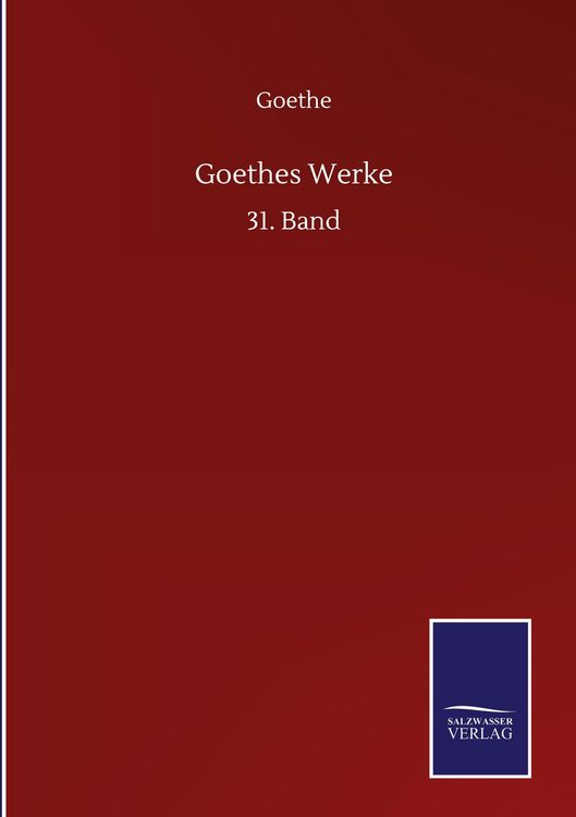Produktbild: Goethes Werke
