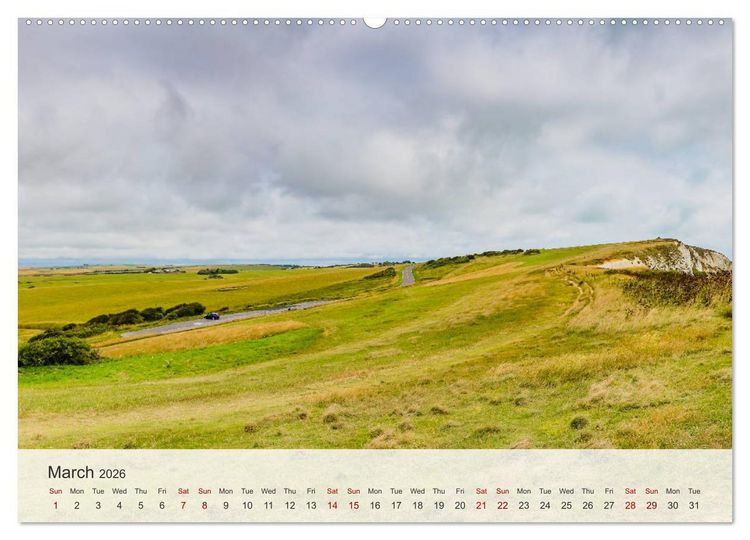 Produktbild: Eastbourne 2026 (High Quality Premium Wall Calendar 2026 DIN A2 landscape),CALVENDO 12 Month Wall Calendar