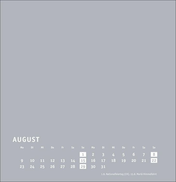 Produktbild: Premium-Bastelkalender silbergrau gro&szlig; 2027