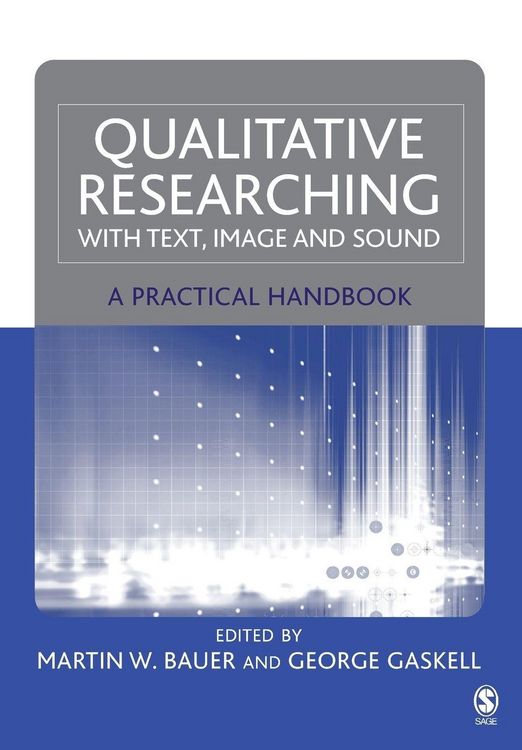 Produktbild: Qualitative Researching with Text, Image and Sound