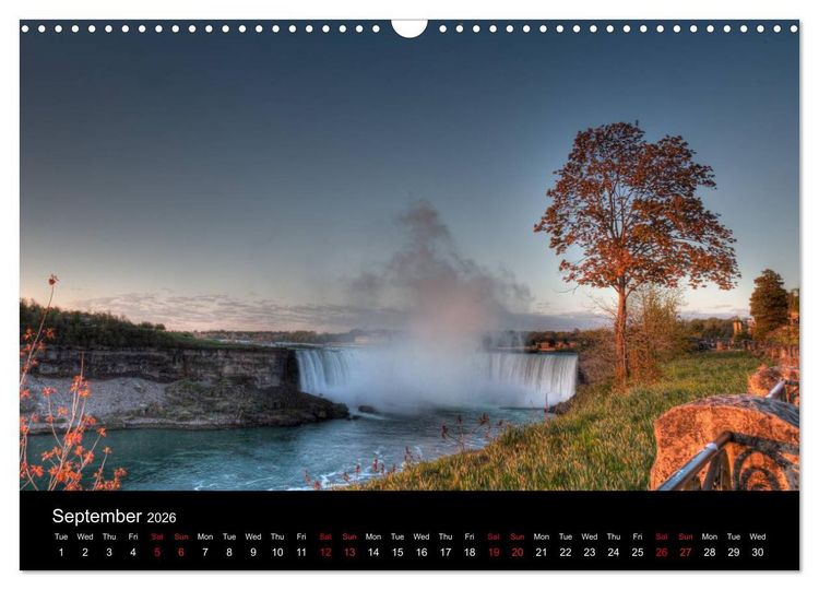 Produktbild: Niagara Falls 2026 (Wall Calendar 2026 DIN A3 landscape), CALVENDO 12 Month Wall Calendar