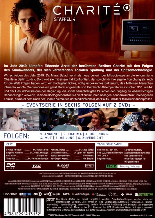 Produktbild: Charit&eacute; - Staffel 4 [2 DVDs]