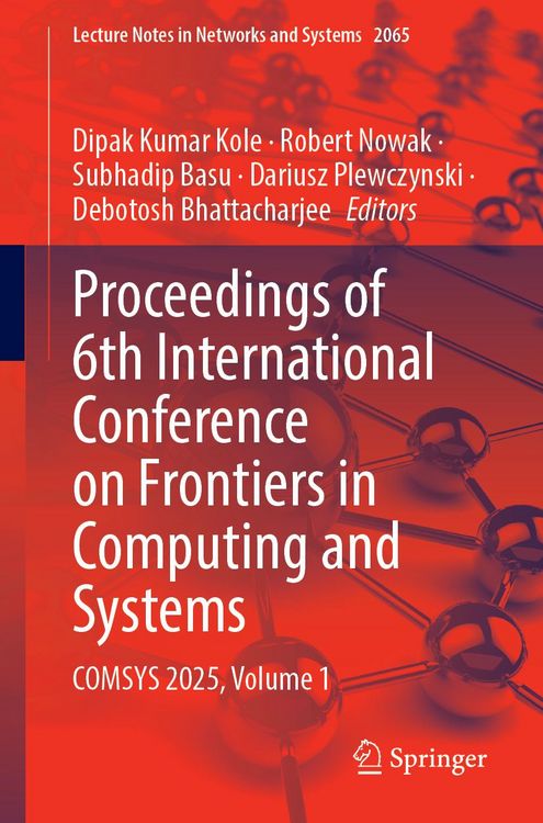 Produktbild: Proceedings of 6th International Conference on Frontiers in Computing and Systems