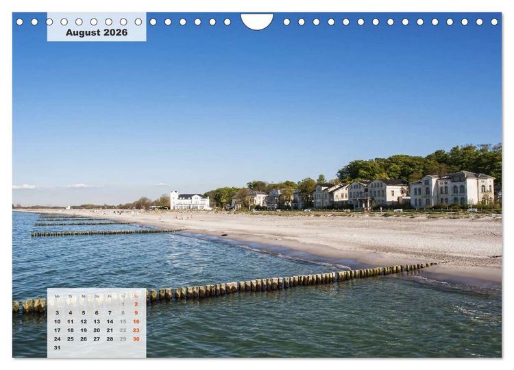 Produktbild: Nord-Ostsee Impressionen (Wandkalender 2026 DIN A4 quer), CALVENDO Monatskalender