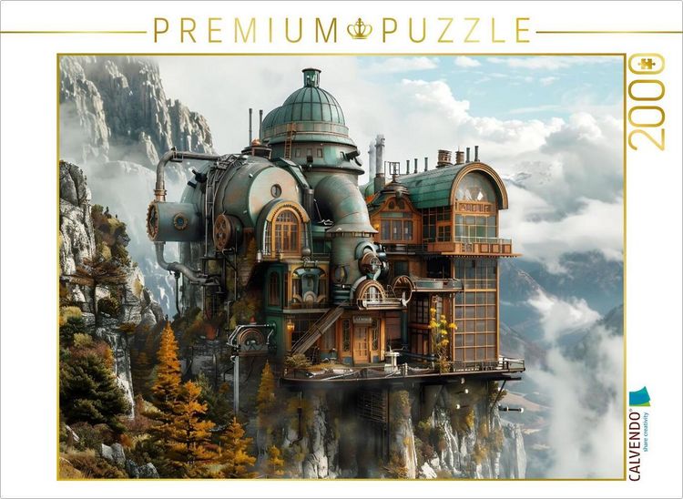 Produktbild: CALVENDO Puzzle Ein Motiv aus dem Kalender "Steampunk Domizile" | 2000 Teile Lege-Gr&ouml;&szlig;e 90x67cm Foto-Puzzle f&uuml;r gl&uuml;ckliche Stunden
