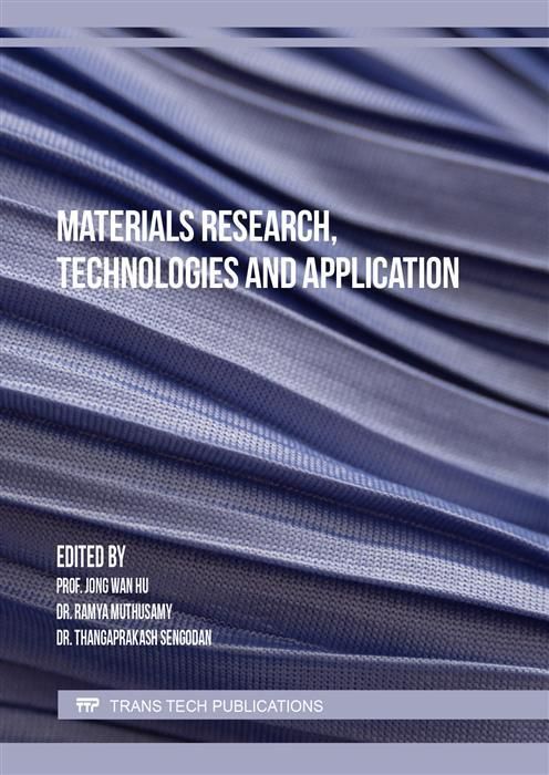 Produktbild: Materials Research, Technologies and Application