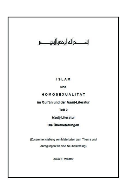 Produktbild: Islam und Homosexualit&auml;t im Qur'&acirc;n und der Had&icirc;t-Literatur
