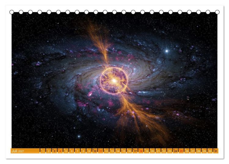 Produktbild: Kosmische Anomalien (Tischkalender 2027 DIN A5 quer), CALVENDO Monatskalender