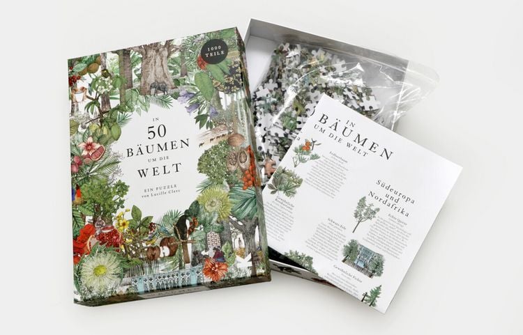 Produktbild: In 50 B&auml;umen um die Welt