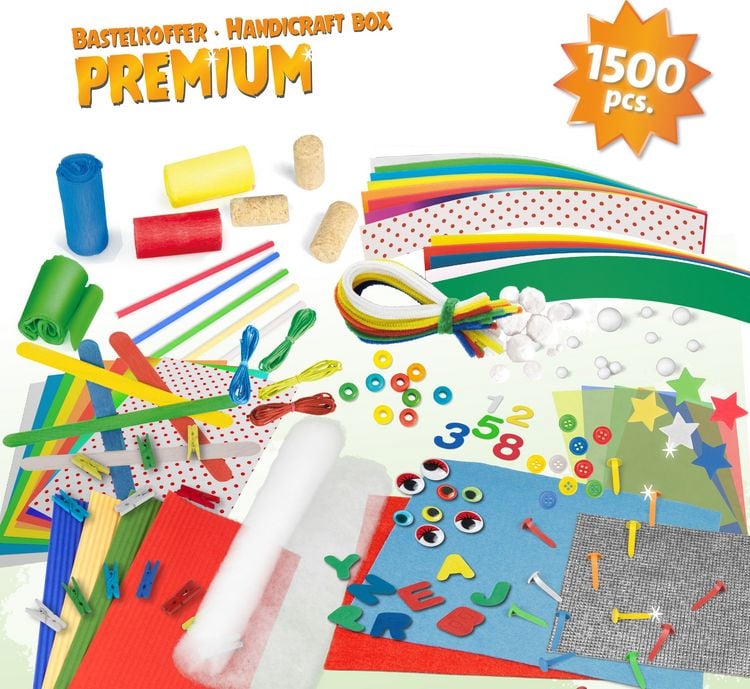 Produktbild: LENA 42663 - Bastelkoffer Premium