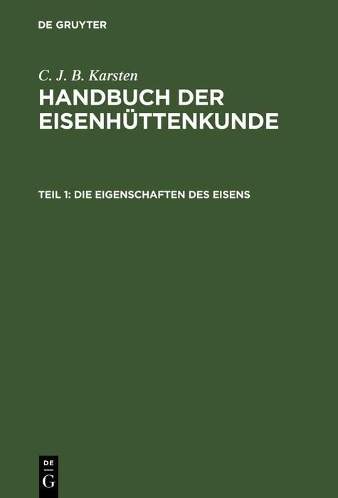 Produktbild: Die Eigenschaften des Eisens