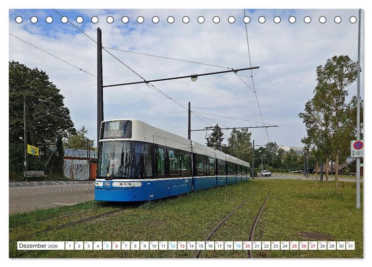 Produktbild: Die Z&uuml;rcher Tram (Tischkalender 2026 DIN A5 quer), CALVENDO Monatskalender