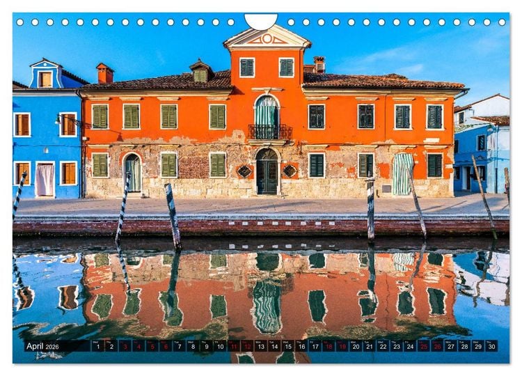 Produktbild: Burano - The colourful island (Wall Calendar 2026 DIN A4 landscape), CALVENDO 12 Month Wall Calendar