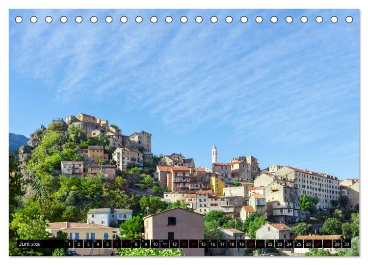Produktbild: Korsika - Insel der Gegens&auml;tze (Tischkalender 2026 DIN A5 quer), CALVENDO Monatskalender