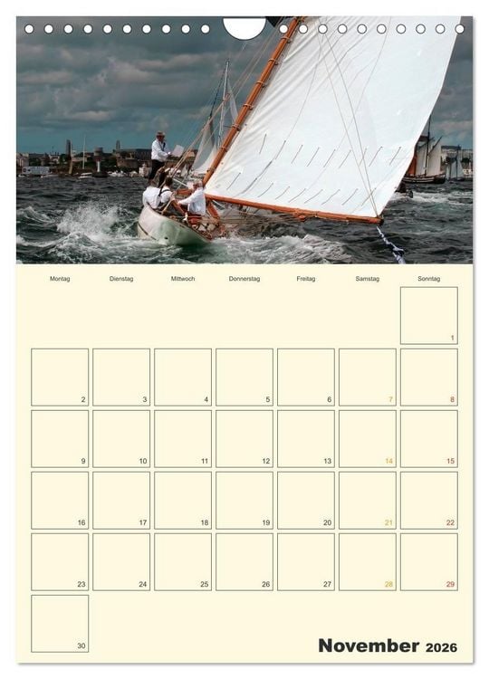 Produktbild: Segeln, unser Jahresplaner (Wandkalender 2026 DIN A4 hoch), CALVENDO Monatskalender