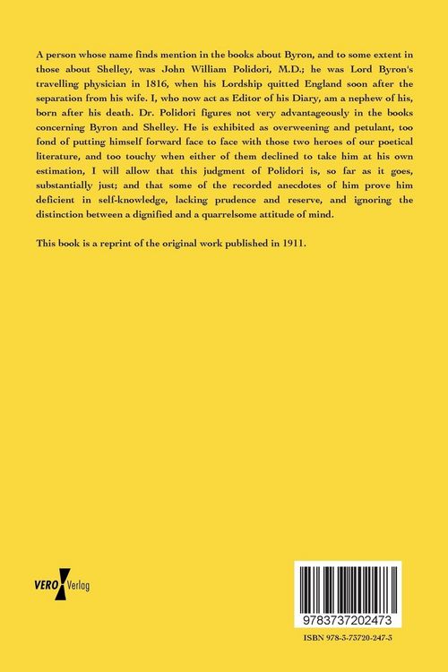 Produktbild: The Diary of Dr. John William Polidori