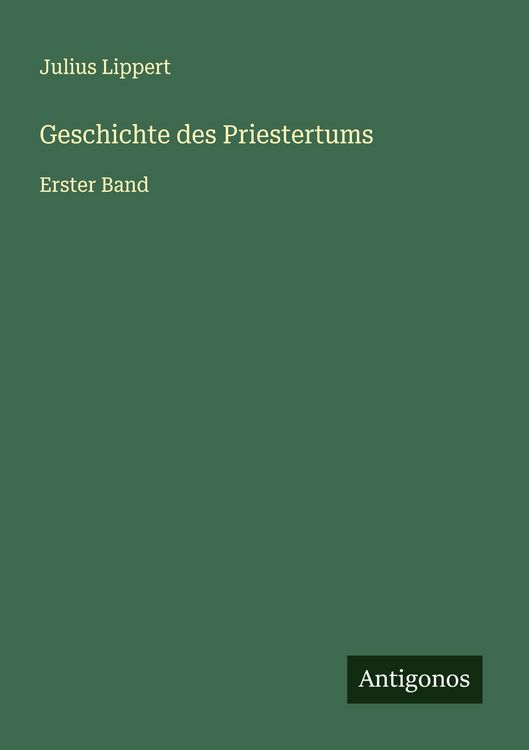 Produktbild: Geschichte des Priestertums