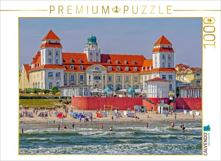 Produktbild: CALVENDO Puzzle Traditionsreiches Kurhaus Binz | 1000 Teile Lege-Gr&ouml;&szlig;e 64x48cm Foto-Puzzle f&uuml;r gl&uuml;ckliche Stunden