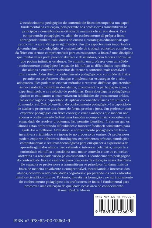 Produktbild: Conhecimento Pedag&oacute;gico Do Conte&uacute;do No Ensino F&iacute;sica