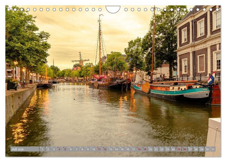 Produktbild: Ein Blick auf Schiedam (Wandkalender 2026 DIN A4 quer), CALVENDO Monatskalender