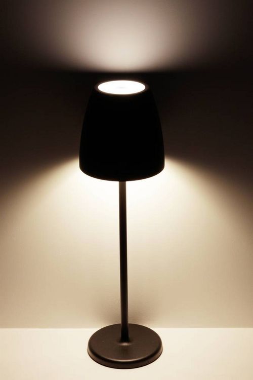 Produktbild: Megatron MT68050 TAVOLA LED-Au&szlig;entischlampe 2W Warmwei&szlig; Schwarz