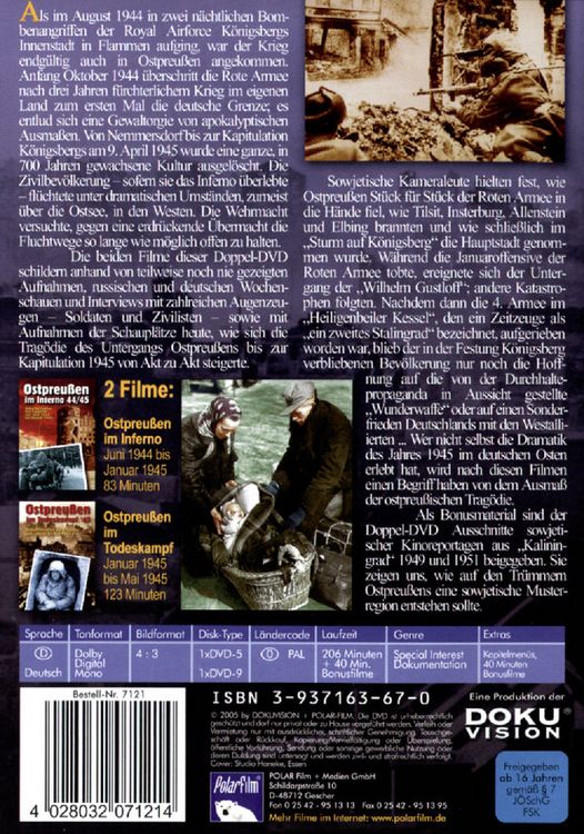 Produktbild: Sturm &uuml;ber Ostpreu&szlig;en [2 DVDs]