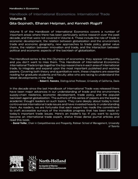 Produktbild: Handbook of International Economics