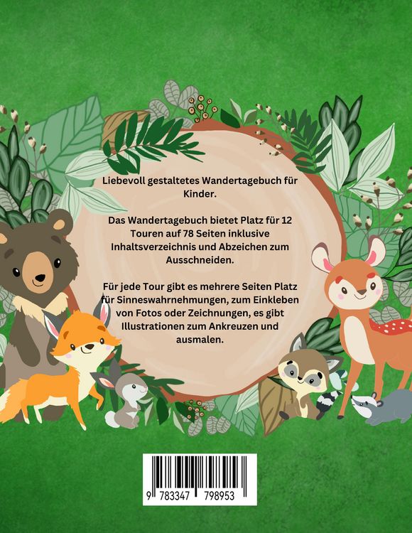 Produktbild: Wandertagebuch Stadtwald f&uuml;r Kinder Wanderbuch