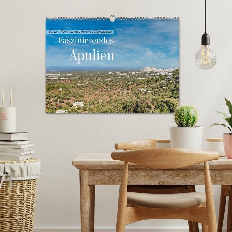 Produktbild: Faszinierendes Apulien (Wandkalender 2026 DIN A3 quer), CALVENDO Monatskalender