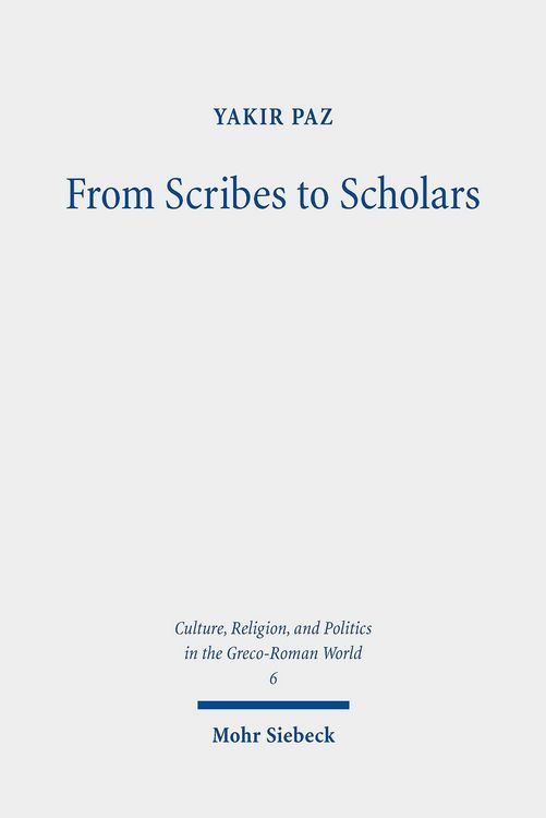 Produktbild: From Scribes to Scholars