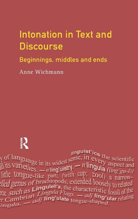 Produktbild: Intonation in Text and Discourse