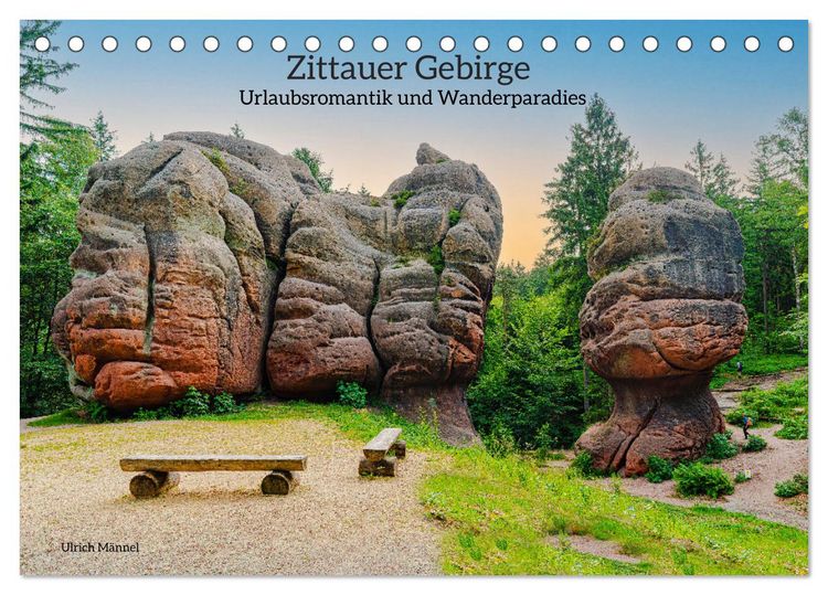 Produktbild: Zittauer Gebirge-Urlaubsromantik und Wanderparadies (Tischkalender 2026 DIN A5 quer), CALVENDO Monatskalender